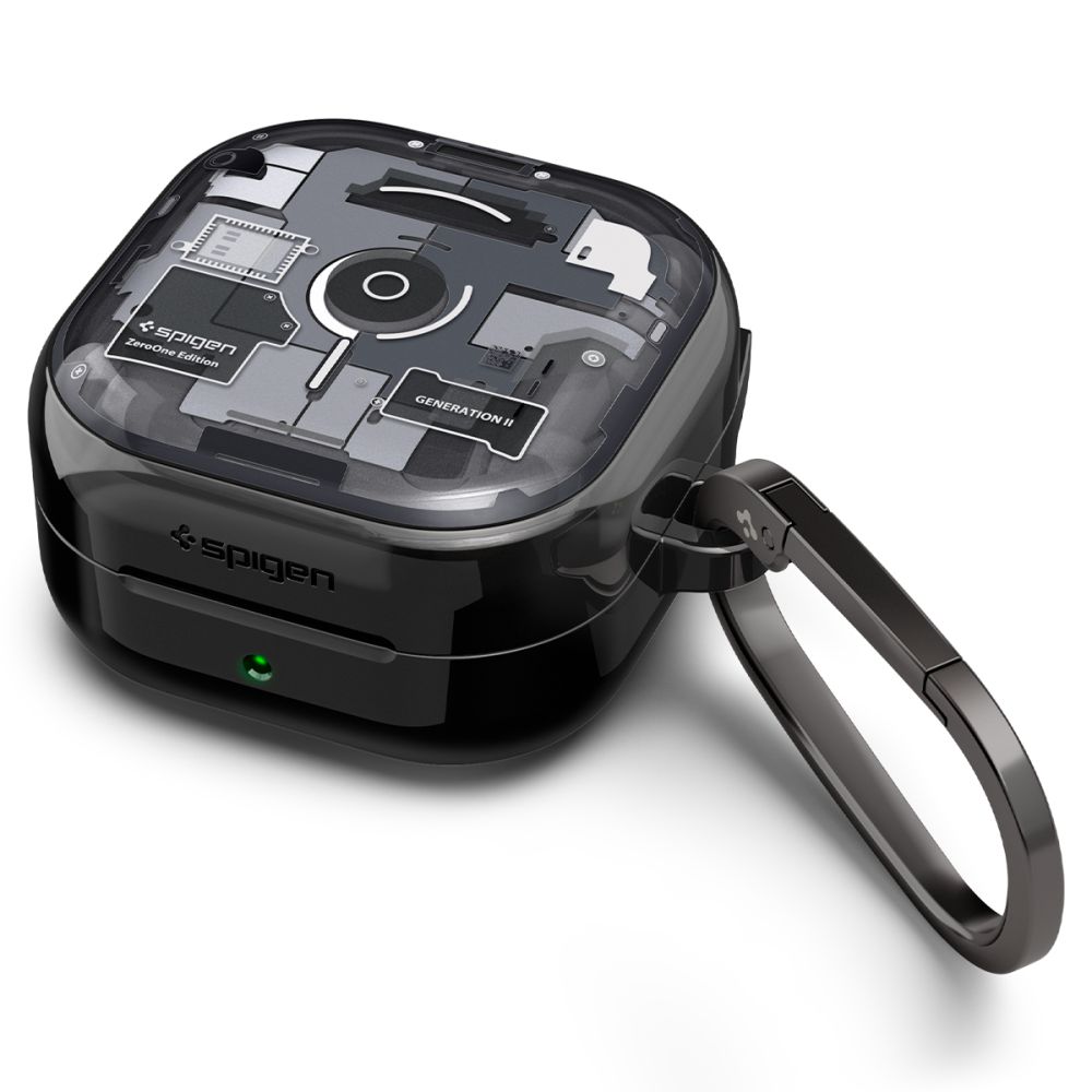 Spigen Ultra Hybrid Zero One maciņš priekš Samsung Galaxy Buds 4 / 4 Pro - melns