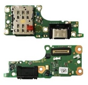 Шлейф Huawei Honor Magic4 Lite с разъемом зарядки, микрофоном и SIM-разъемом оригинальный (service pack)