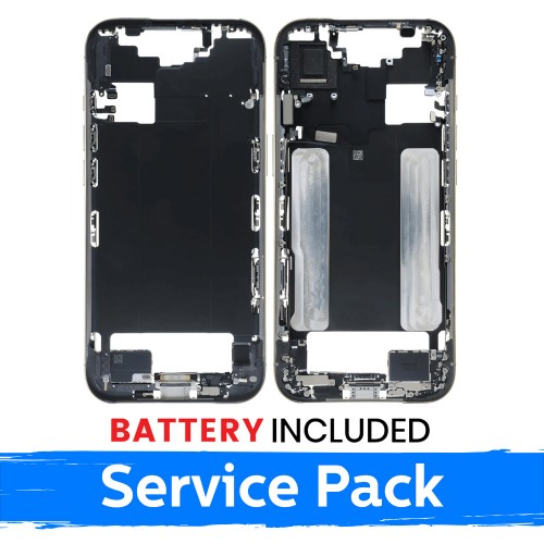 Apple iPhone Air vidējā rāmja korpuss + baterija / Gaiši zeltains / (Servisa iepakojums)