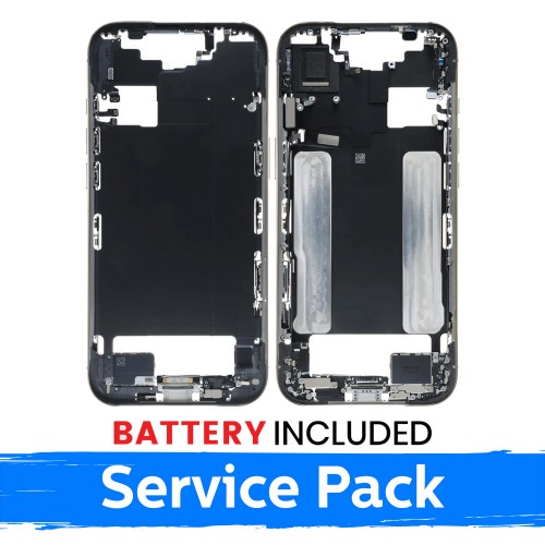 Apple iPhone Air vidējā rāmja korpuss + baterija / Debeszils / (Servisa iepakojums)