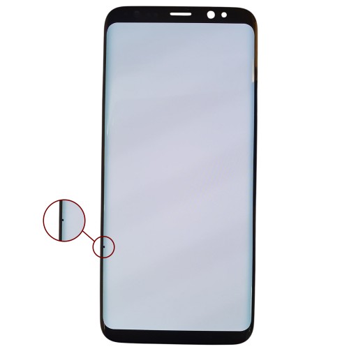 LCD displejs saderīgs ar Samsung G950 S8 melns (Atjaunots: Telemax) (versija bez rāmja) (ar defektiem 2)