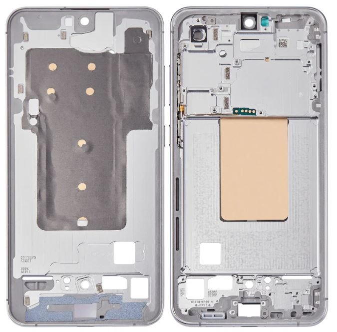 Iekšējais korpuss Samsung S721 S24 FE 5G White Blue/Gray/Mint/Yellow ar sānu pogām oriģināls (used Grade A)