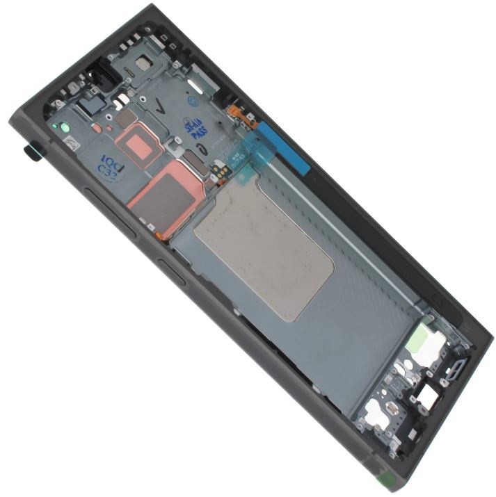 Средняя рамка Samsung S928 S24 Ultra Titanium Black/Blue/Green оригинальная (б/у Grade B)