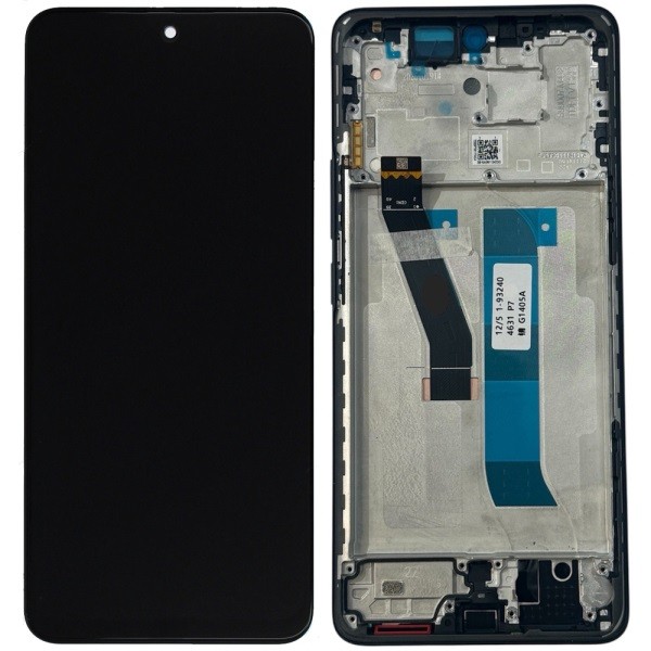 LCD экран Xiaomi Redmi Note 15 4G с сенсорным экраном и рамкой чёрный оригинальный (сервисный пак)