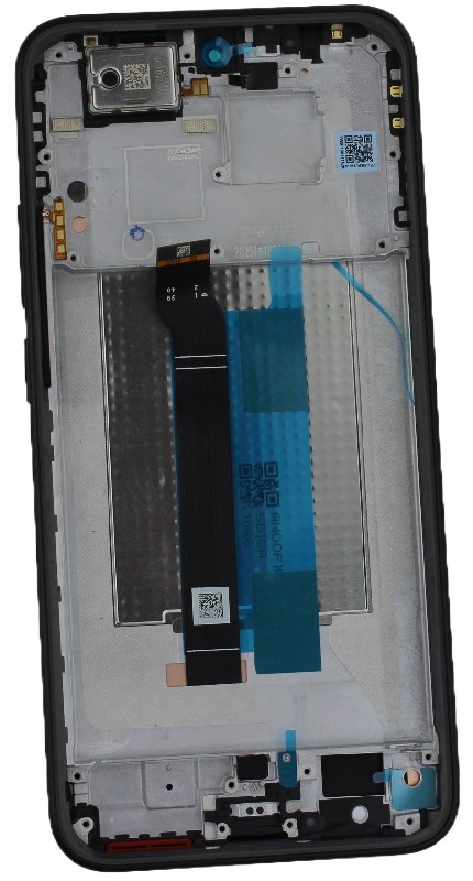 LCD screen Xiaomi Redmi Note 15 Pro 5G with touch screen with frame Black original (service pack)