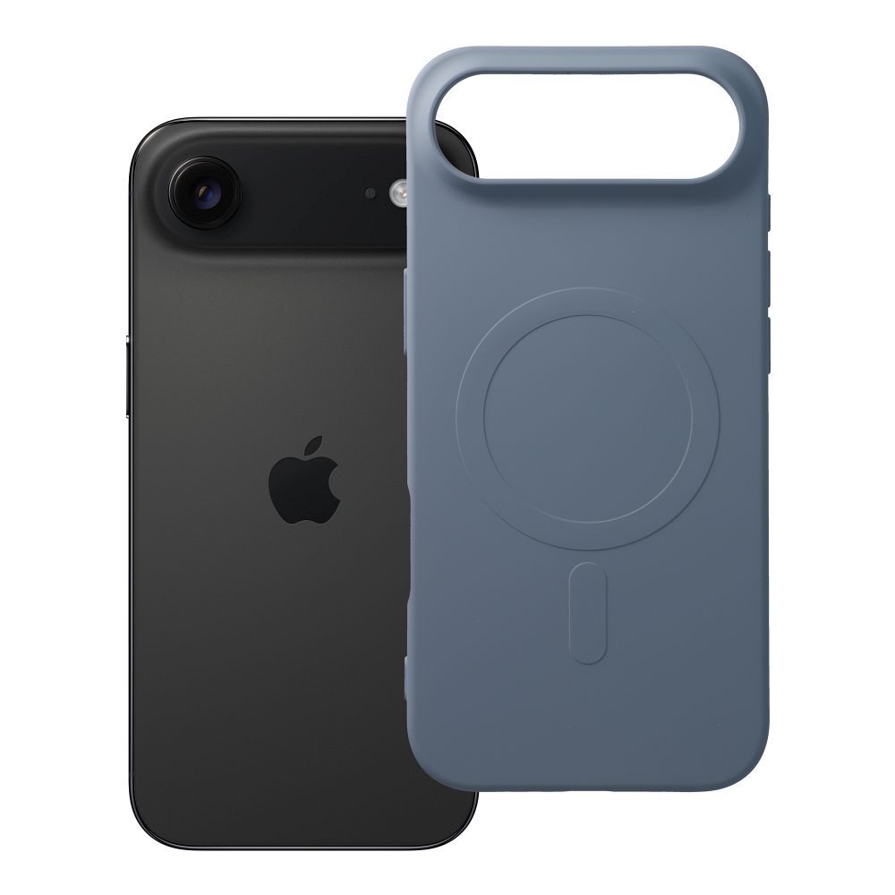 SILICONE MAG APVALKS (liels caurums) saderīgs ar MagSafe IPHONE 17 Air gaiši zila