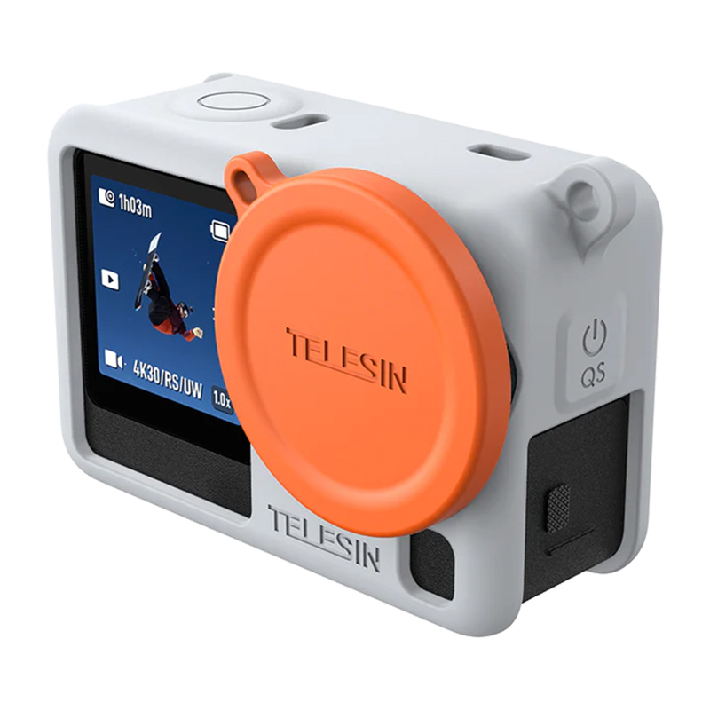 Telesin silikona aizsargvāciņš DJI Osmo Action 6 (pelēks)