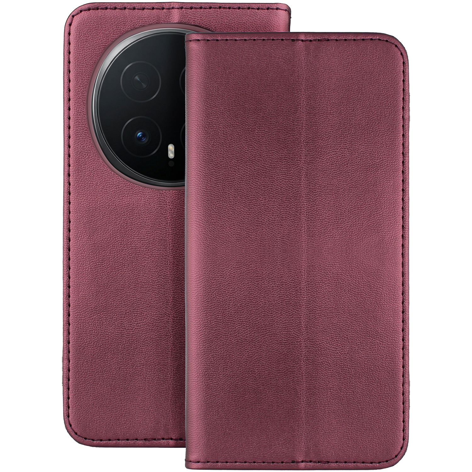 Smart Magnetic maciņš Honor Magic 8 Pro bordo