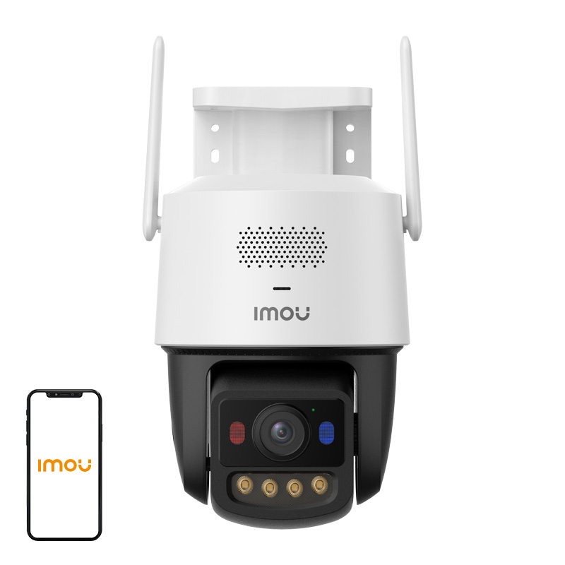 Bezvadu IP kamera Imou Titan Pro, 6 MP, PTZ, kupola, iekštelpu/āra, melna/balta