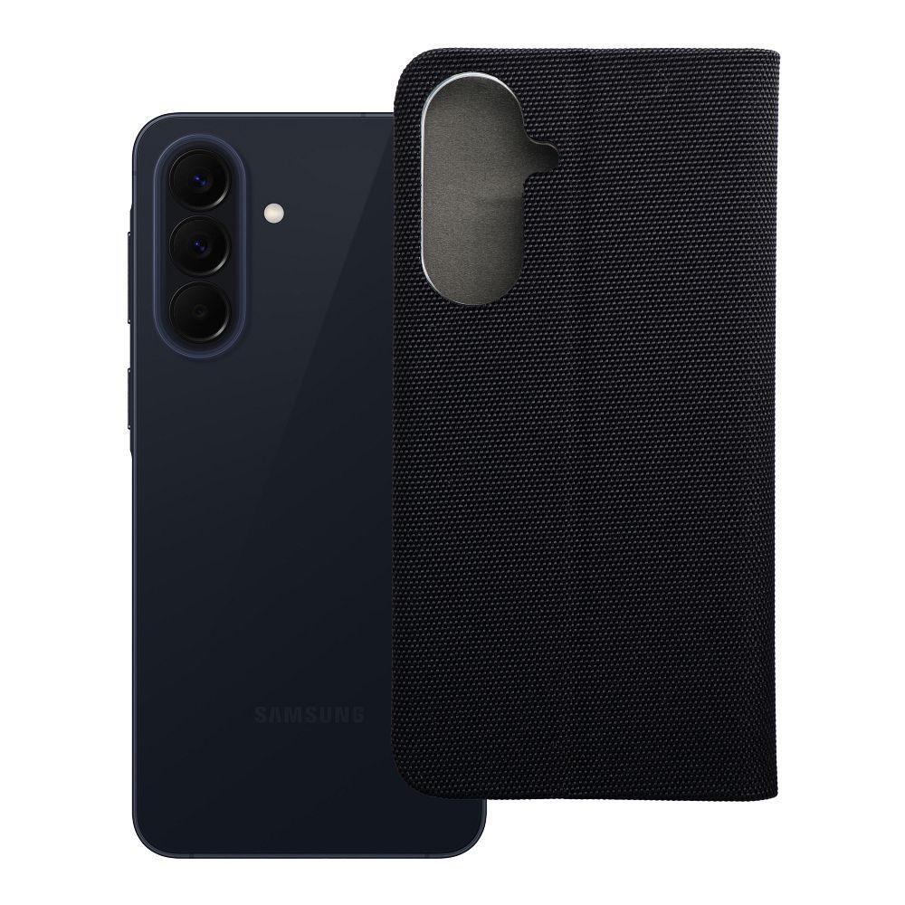 SENSITIVE Grāmatu futrālis priekš SAMSUNG A57 5G melns
