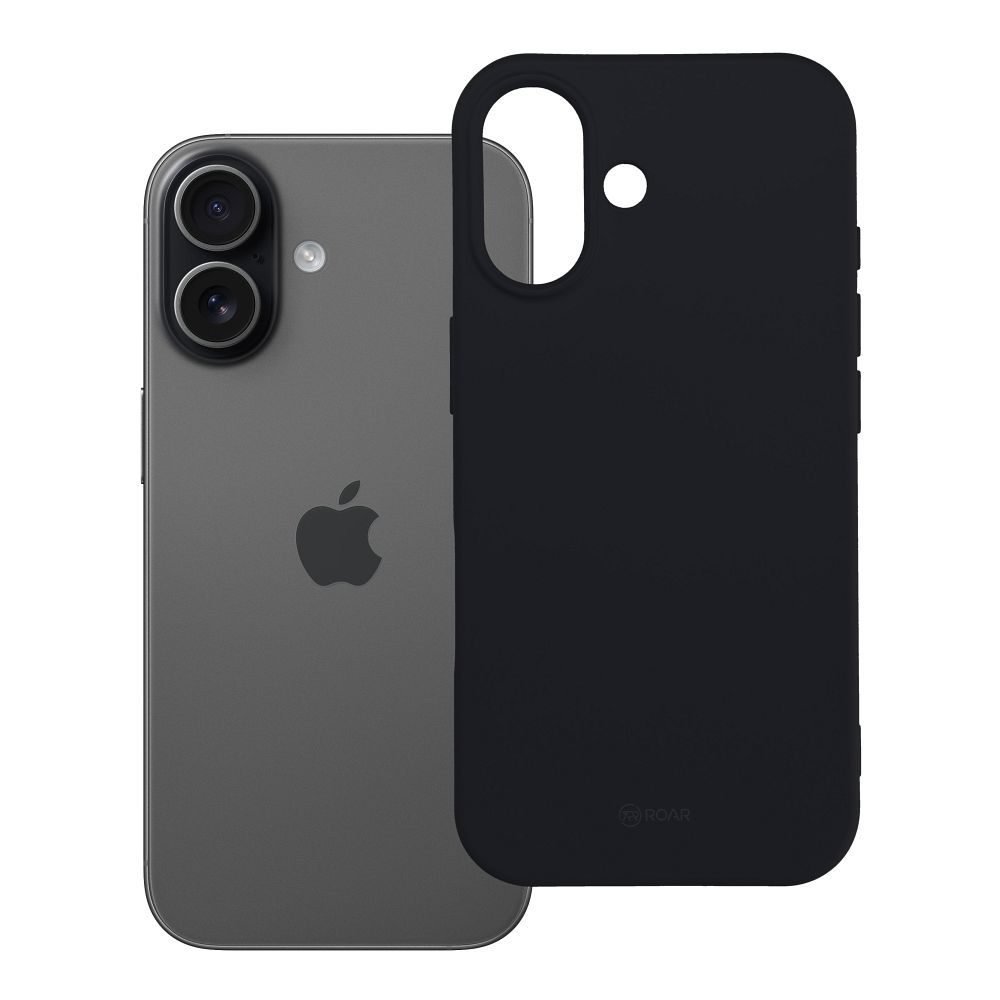 Viedtālruņa apvalks ROAR Spalvinga Jelly IPHONE 17 melns