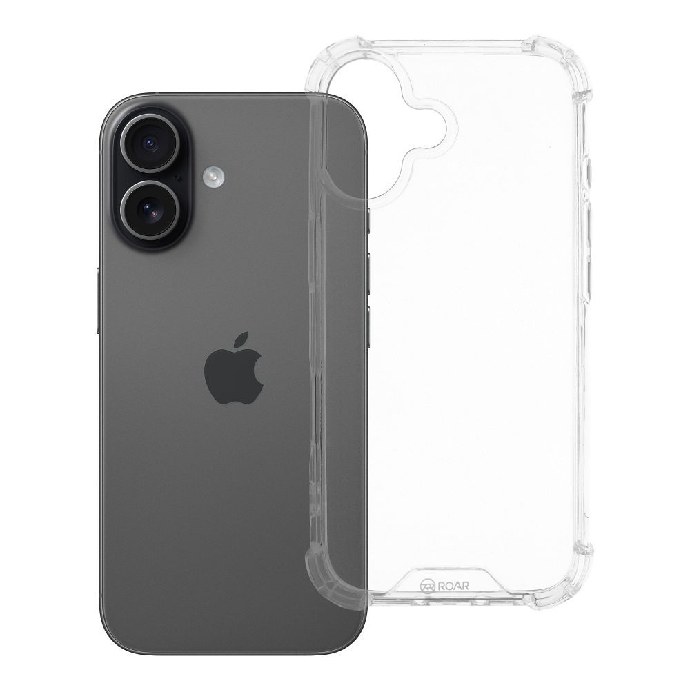 ROAR viedtālruņa apvalks ARMOR JELLY PIEMĒROTS iPhone 17 - caurspīdīgs