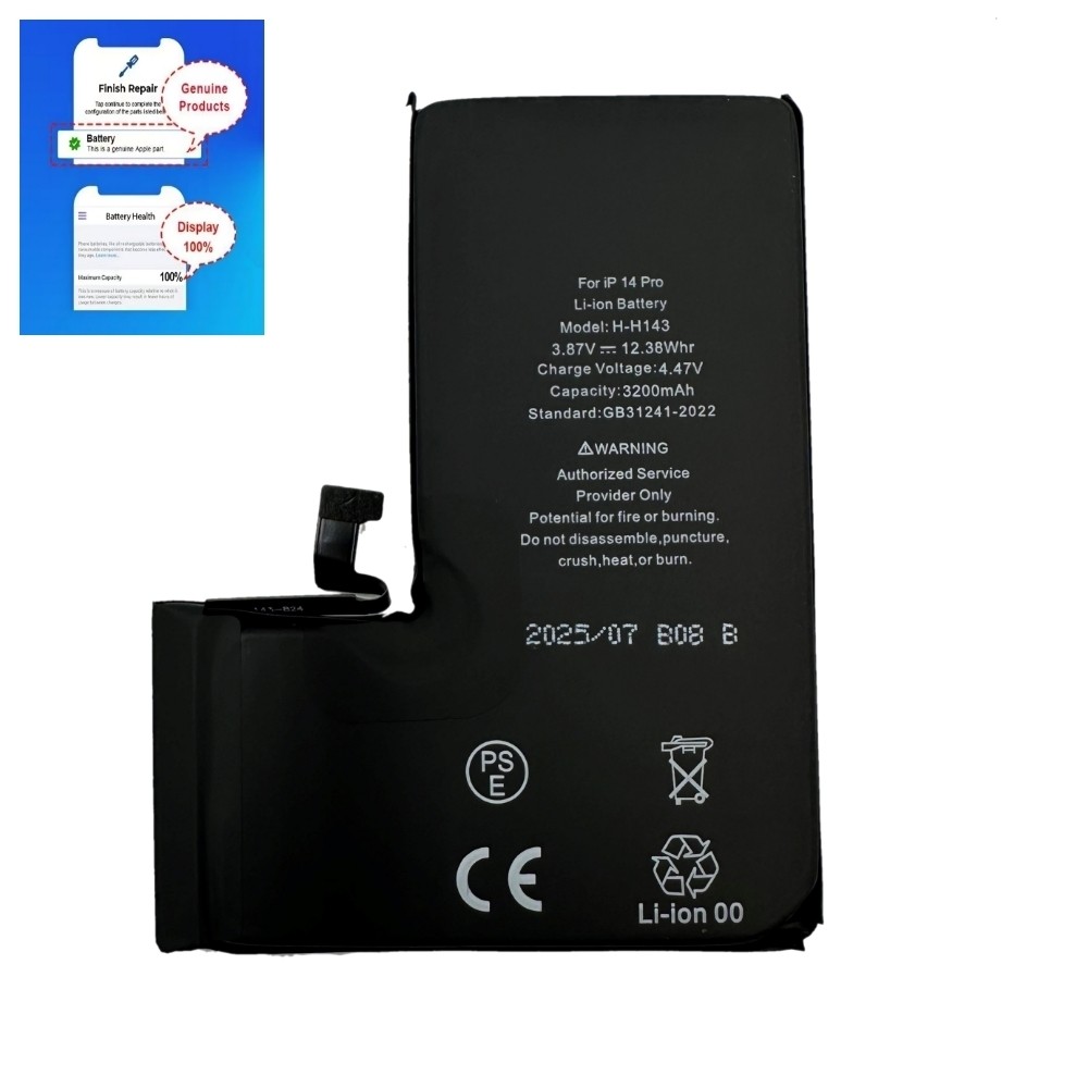 Apple iPhone 14 Pro baterija 3200mAh diagnosticējama OEM