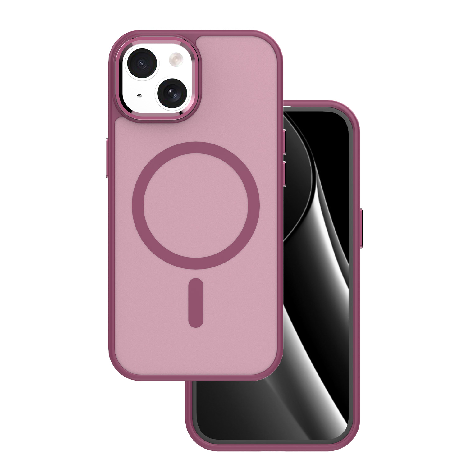 Viedtālruņa apvalks (m) Frozen magnētiskais iPhone 15 6,1 - sarkans (m)