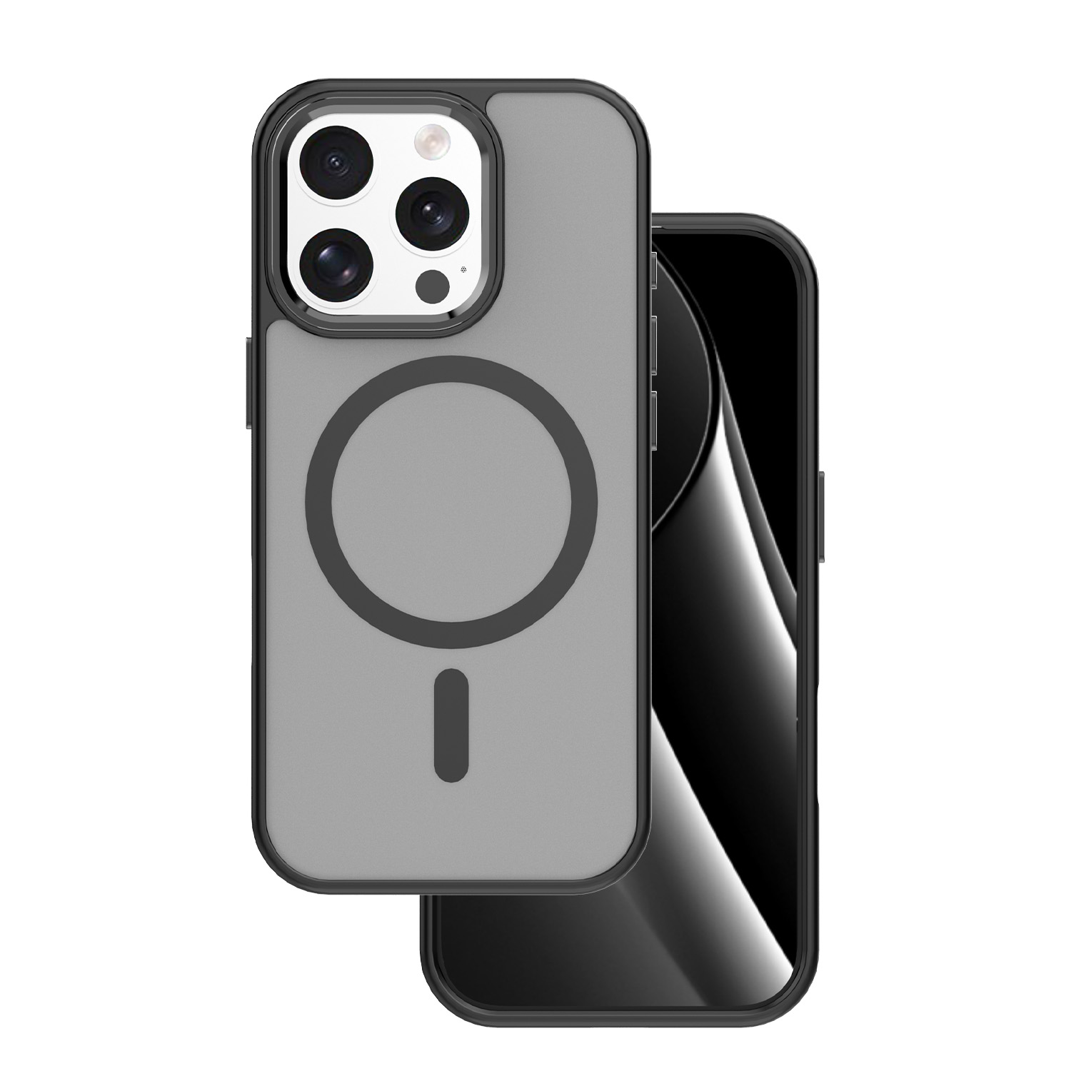 Frozen Mag case for iPhone 16 Pro 6,3" black