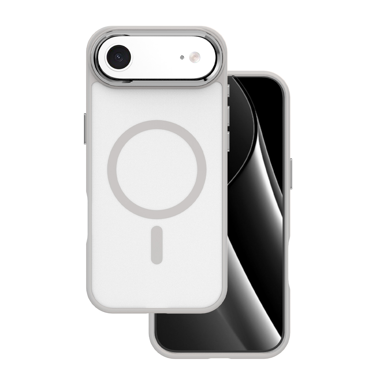 Frozen Mag case for iPhone 17 Air 6,6" grey