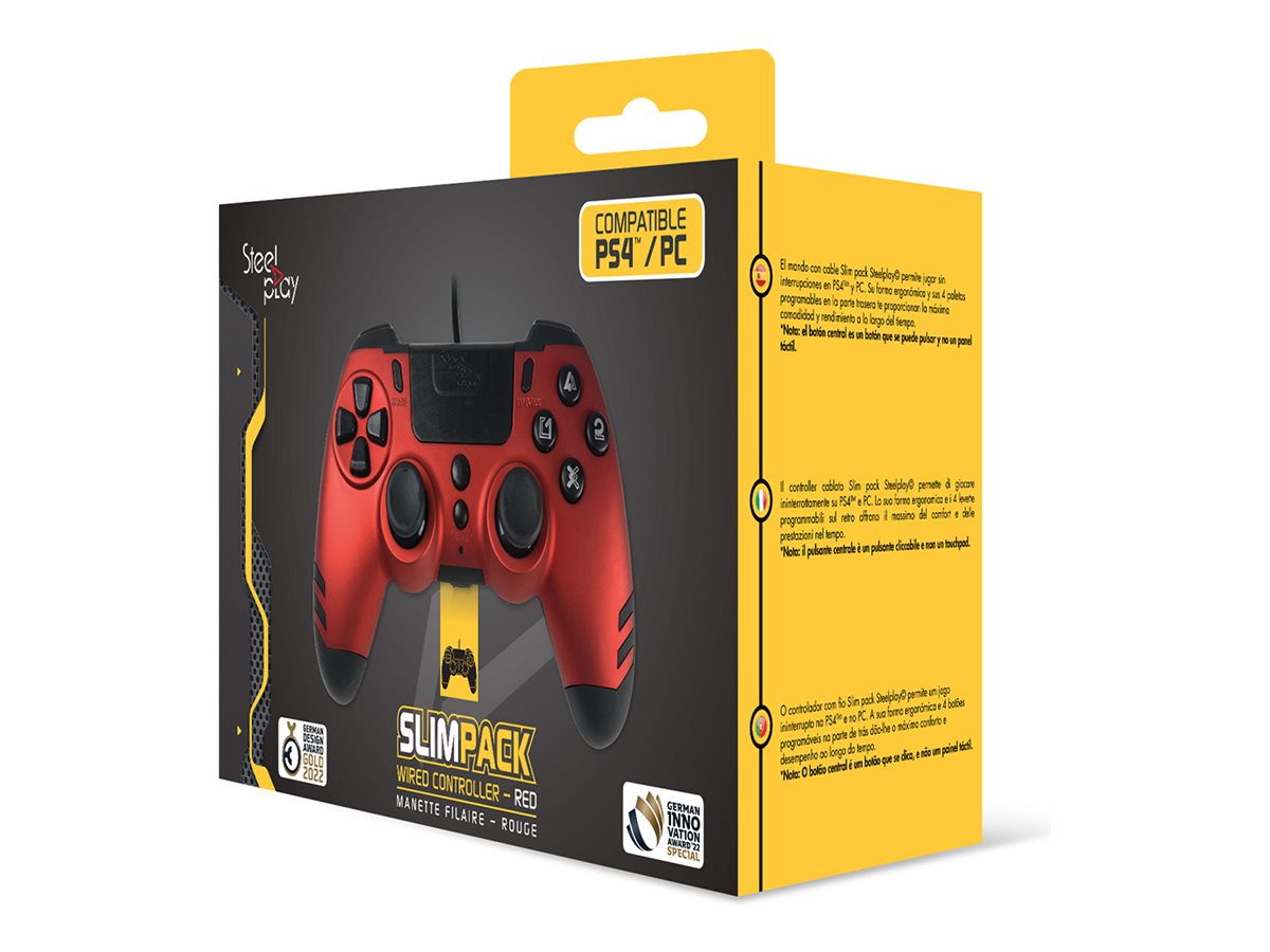 LEXIP X STEELPLAY проводной контроллер красный