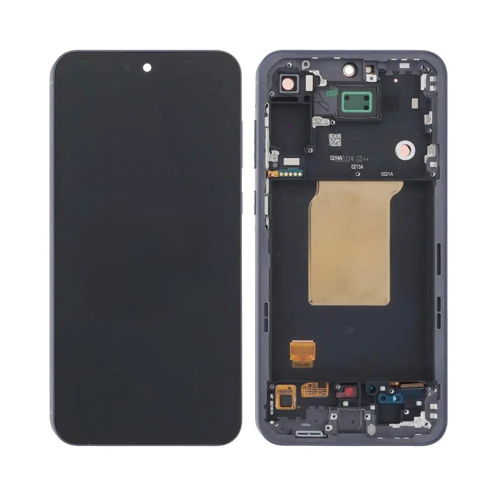LCD ekrāns Samsung A556 A55 5G ar skārienjutīgo ekrānu un rāmi Awesome Navy (saliktais servisa pakotne)