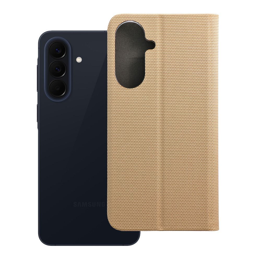 SENSITIVE Grāmatu futrālis SAMSUNG A57 5G zelta krāsā