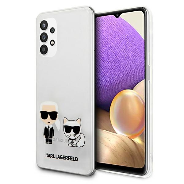 Karl Lagerfeld KLHCA32CKTR A326 A32 5G maciņš caurspīdīgs Karl & Choupette