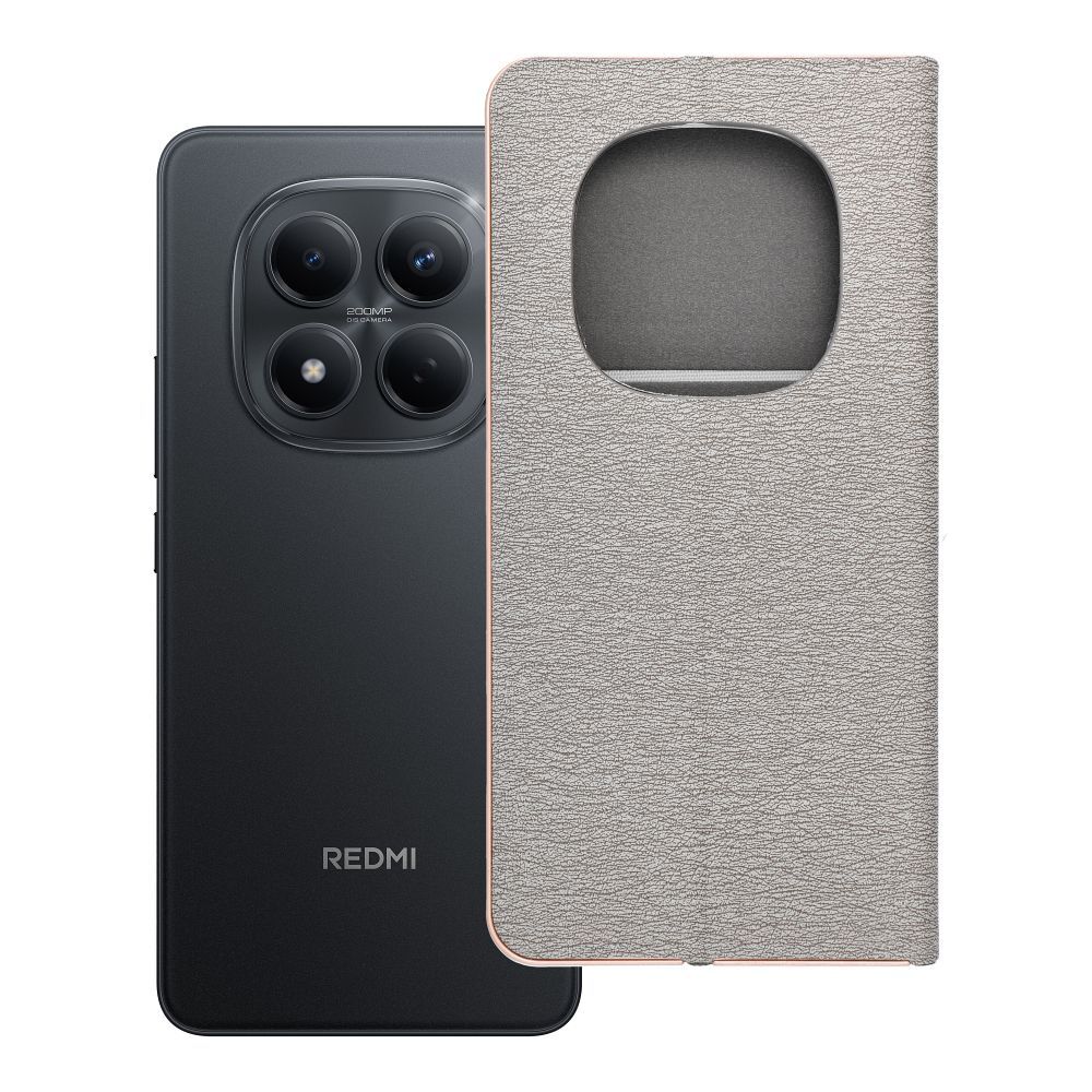 Flip case for Xiaomi Redmi NOTE 15 PRO 5G Luna Book Gold silver