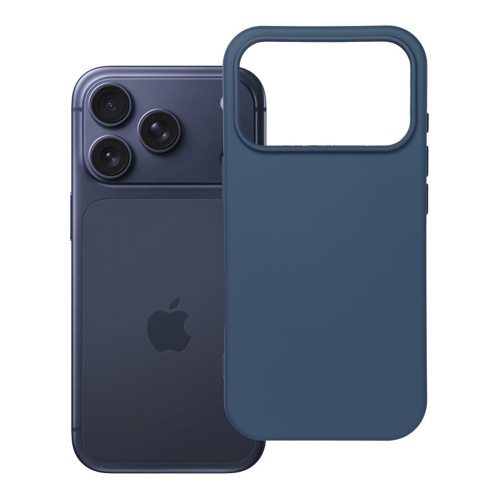 Silikona viedtālruņa apvalks IPHONE 17 Pro zils