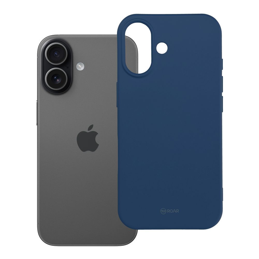 ROAR viedtālruņa apvalks COLORFUL JELLY IPHONE 17 tumši zils