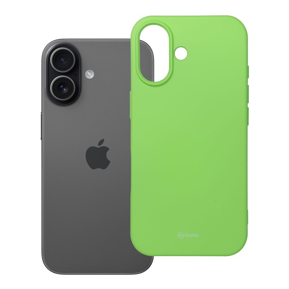 Viedtālruņa apvalks ROAR Spalvinga Jelly IPHONE 17 zaļš