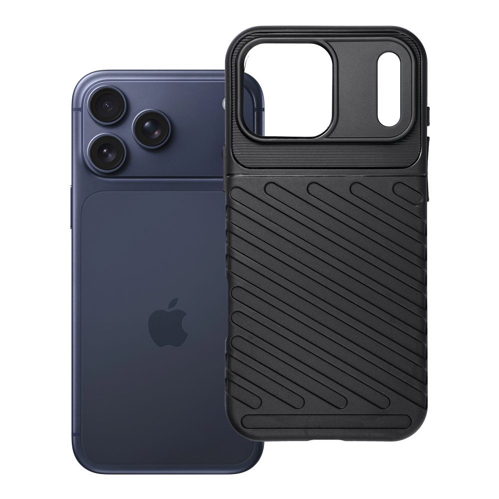 Чехол для iPhone 17 PRO MAX Thunder чёрный
