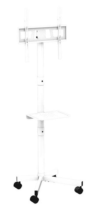 TV grīdas statīvs 32-55" TVS-55T-03-W balts GEMBIRD