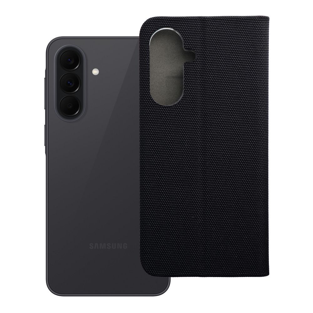 SENSITIVE Grāmatu futrālis priekš SAMSUNG A37 5G melns