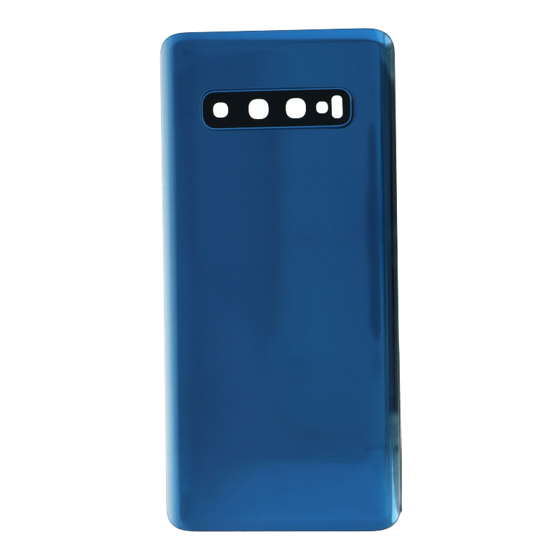 Galinis dangtelis Samsung S10 G973 Prism Blue (su kameros stikliuku) OEM
