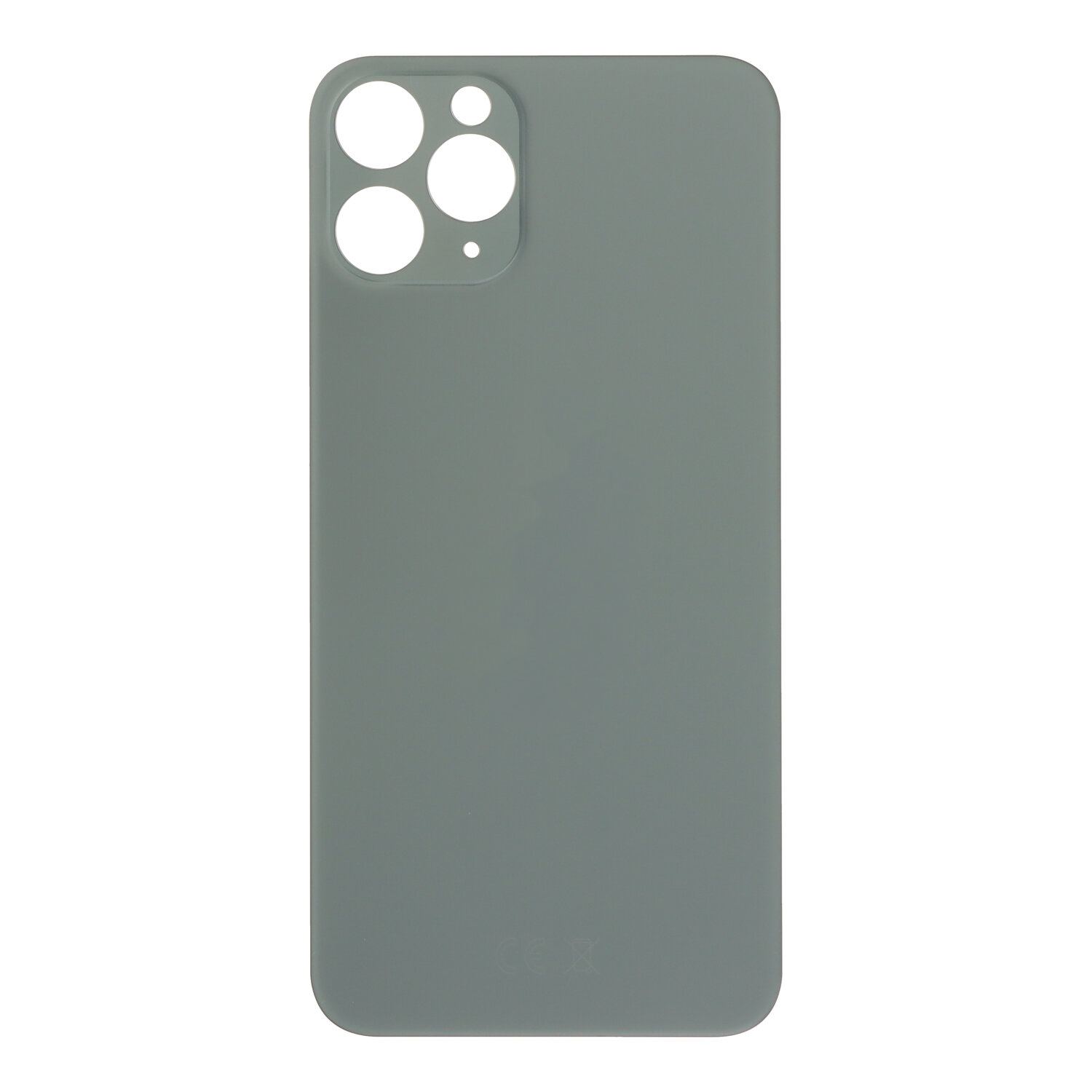 Aizmugurējais vāciņš iPhone 11 Pro Midnight Zaļš (bigger hole paredzēts camera, EU) OEM