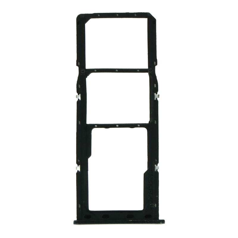 SIM kartes turētājs Samsung A715 A71 2020 Prism Crush Black OEM