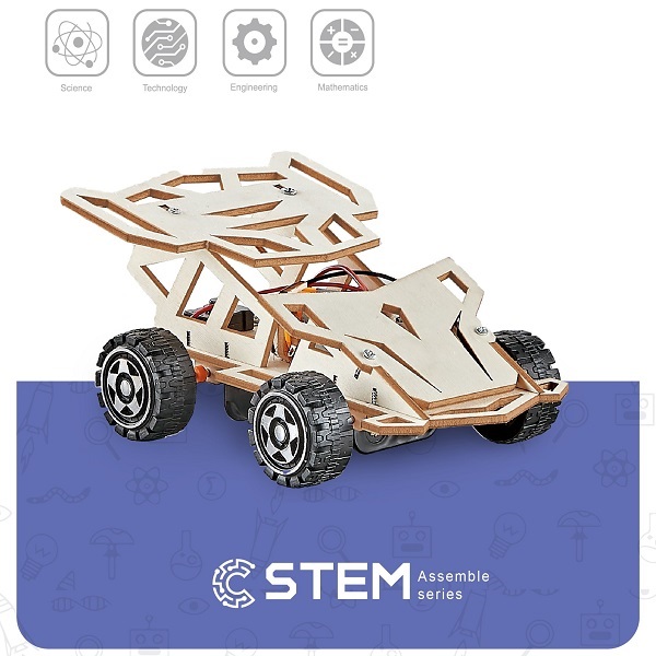Koka konstruktors 'Apvidus auto', mācību modelis