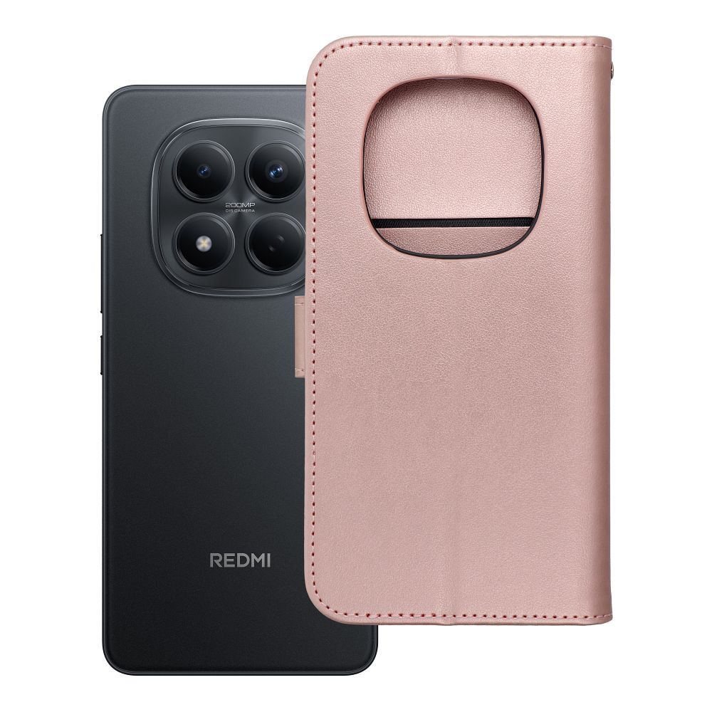 MEZZO Grāmatiņa maciņš for XIAOMI Redmi Note 15 PRO 5G dreamcatcher rozā zelta