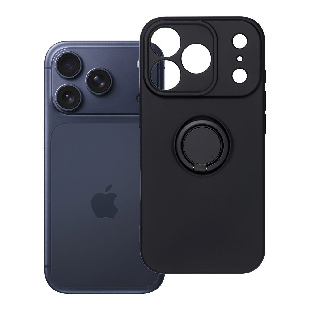 SILIKONA GREDZENS viedtālruņa apvalks IPHONE 17 Pro melns