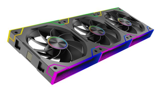 Вентилятор корпуса 120 мм Xilence XF073 ARGB 12V