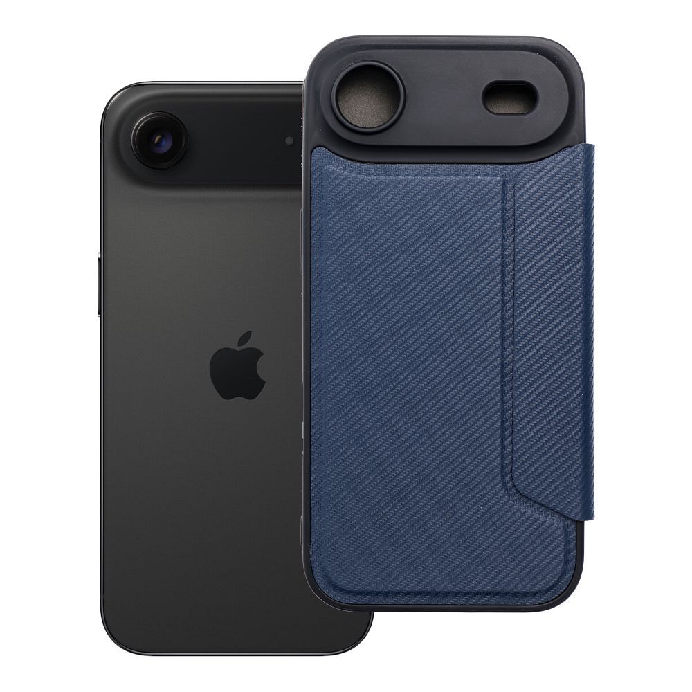 Viedtālruņa apvalks Razor Book priekš iPhone 17 Air - zils