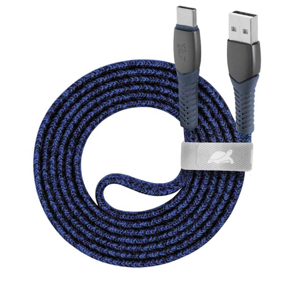 RIVACASE PS6102 BL12 USB-C - USB 2.0 kabelis, 1.2 m, zils