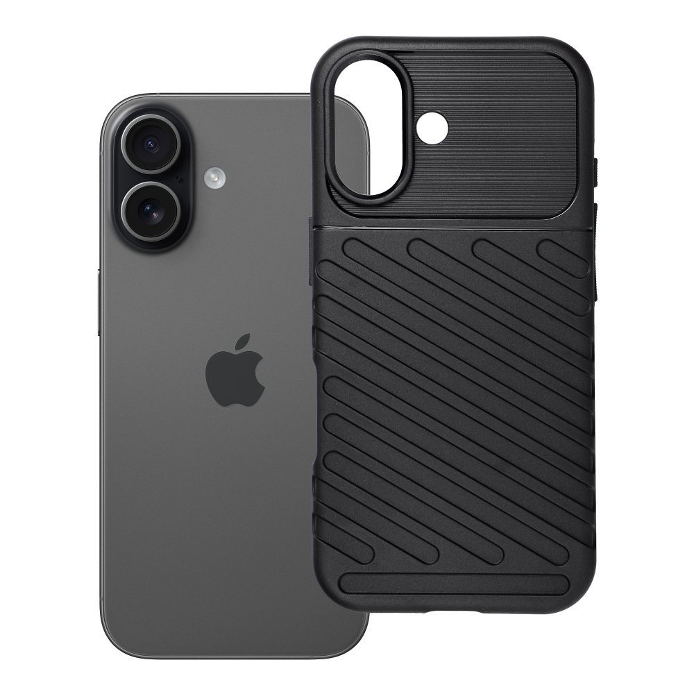THUNDER viedtālruņa apvalks IPHONE 17 melns