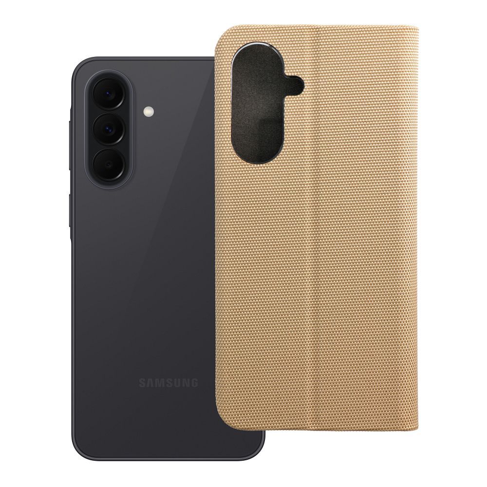 SENSITIVE Grāmatu futrālis SAMSUNG A37 5G zelta krāsā