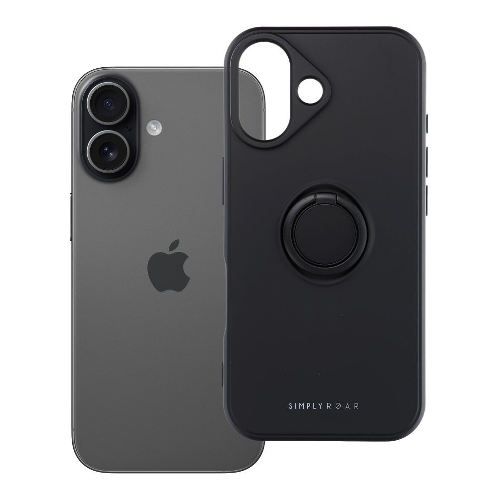 ROAR viedtālruņa apvalks AMBER - IPHONE 17 melns
