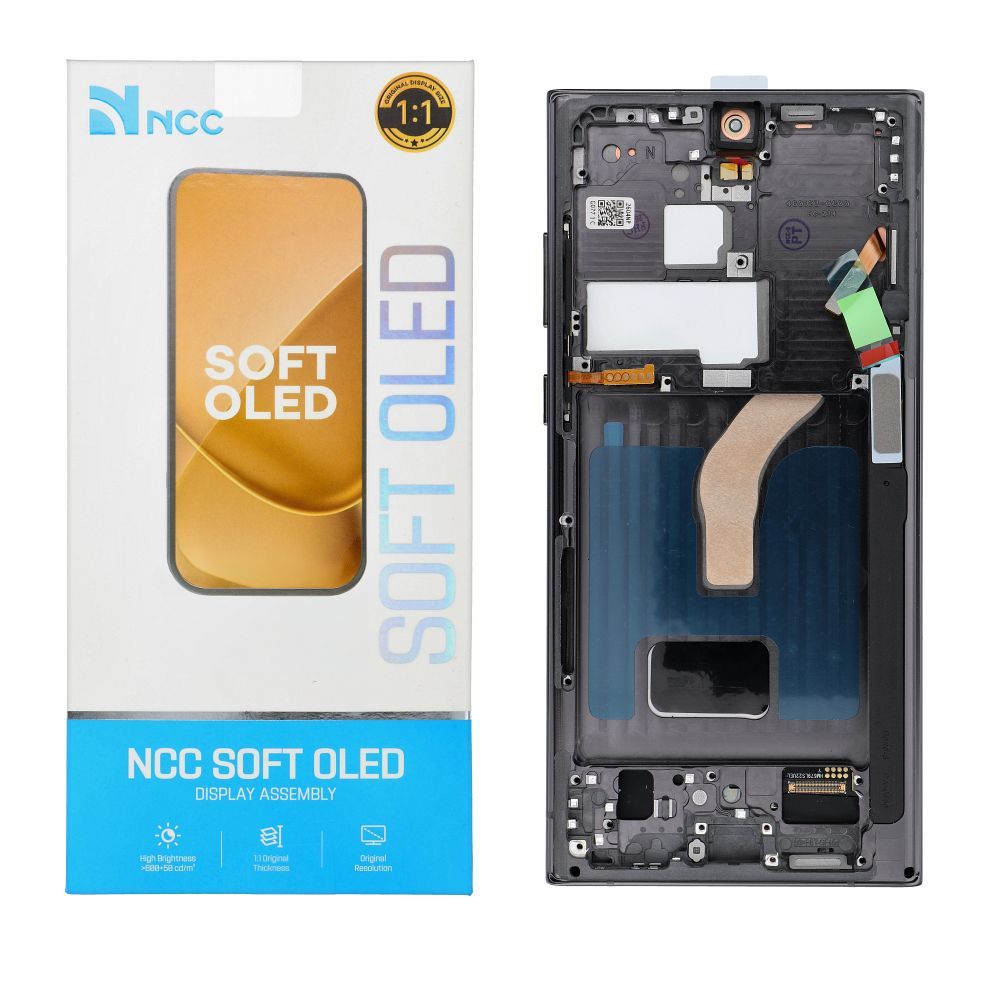 NCC LCD ekrāns SAMSUNG S22 Ultra G908 Soft Oled