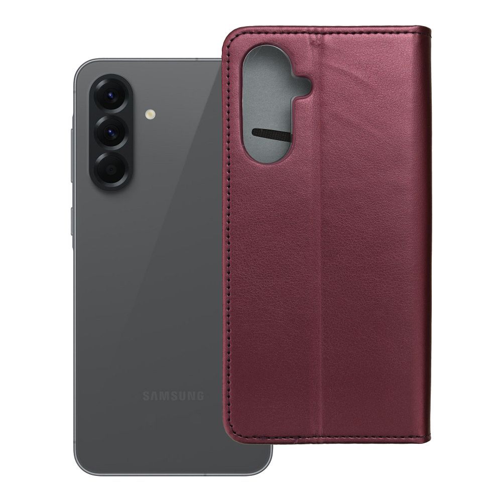 Case Smart Magnetic Samsung A566 A56 5G burgundy