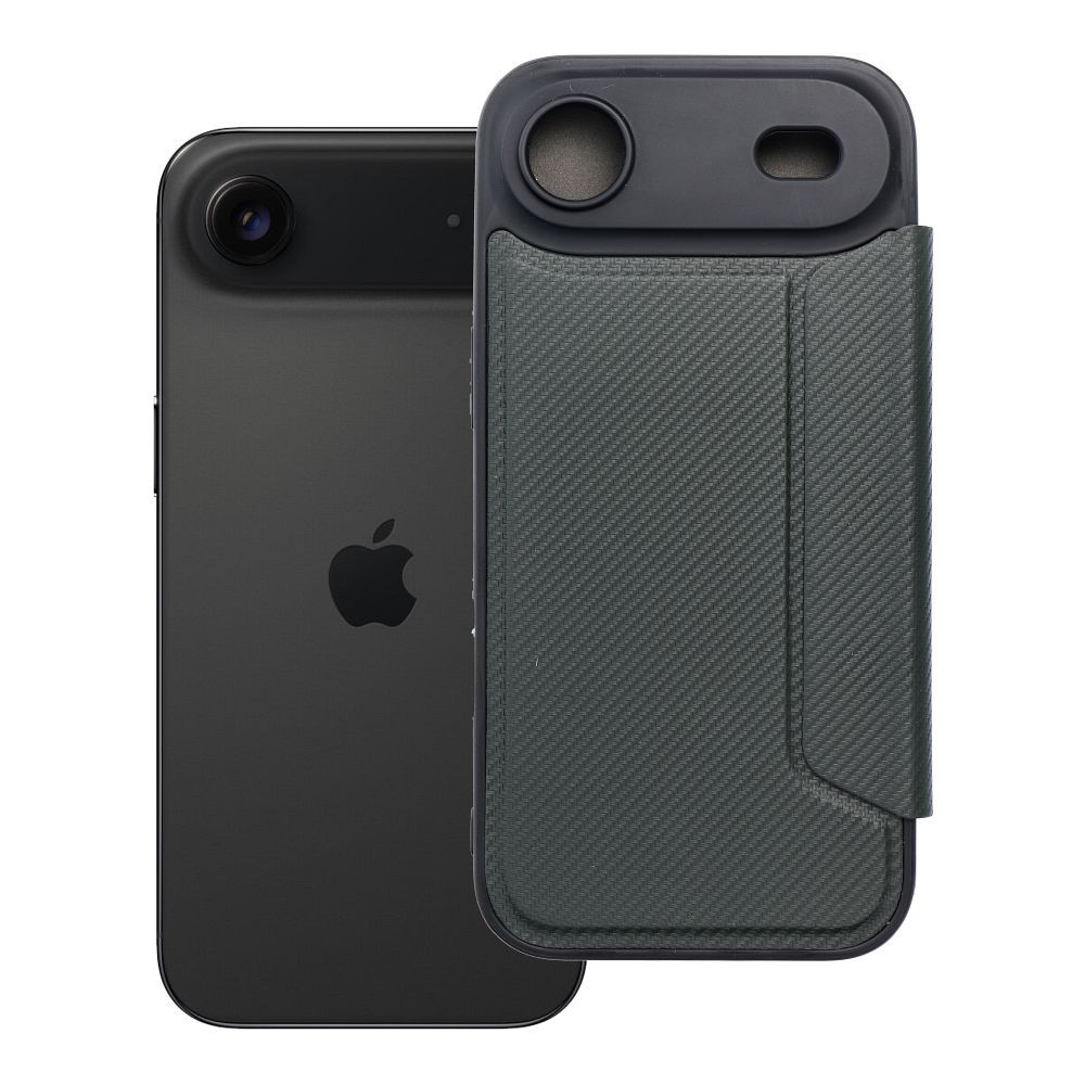 Viedtālruņa apvalks RAZOR Book priekš IPHONE 17 Air tumši zaļš