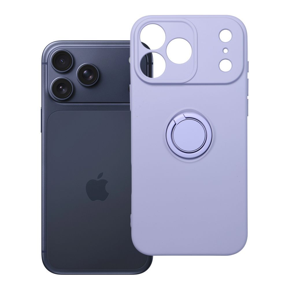 Чехол для iPhone 17 PRO MAX Silicone Ring фиолетовый