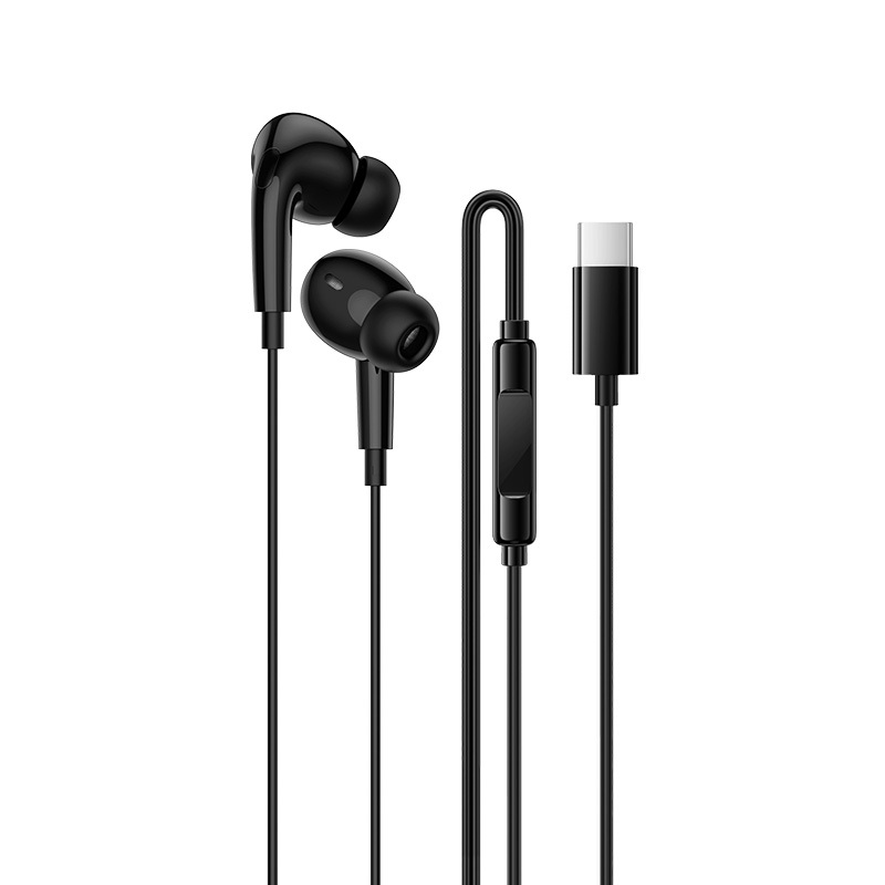 Borofone austiņas BM100 Pro Fuente ar mikrofonu Type C (DAC) melnas
