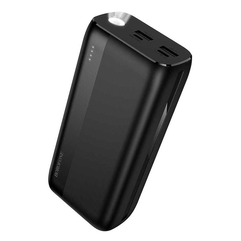 Borofone Внешний аккумулятор 30000mAh BJ86A Victoria - 2xUSB - чёрный