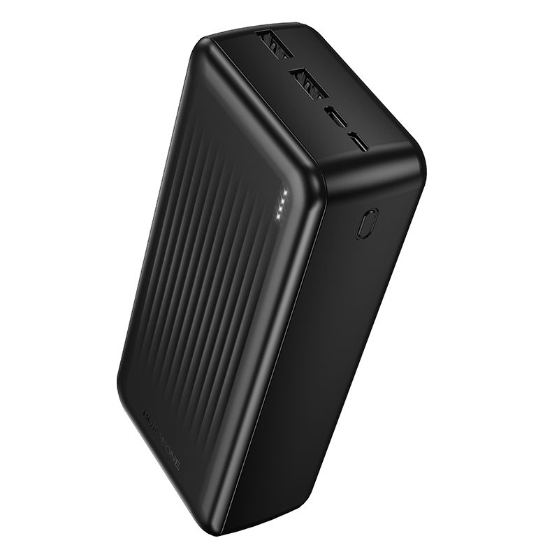 Borofone BJ78B Clever ārējais akumulators 30000mAh 2xUSB melns